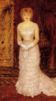 Pierre Auguste Renoir : Portrait of the Actress Jeanne Samary